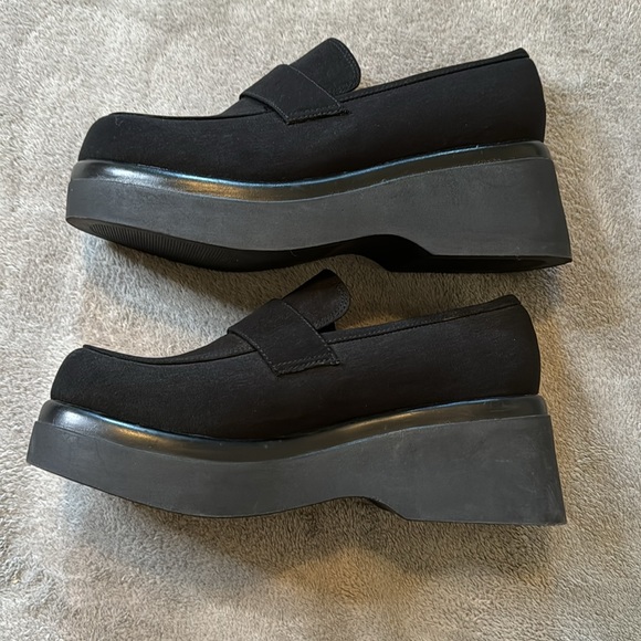 Steve Madden Sugar Y2K Chunky Heel Slip Ons Sz 7.5 - Picture 3 of 6